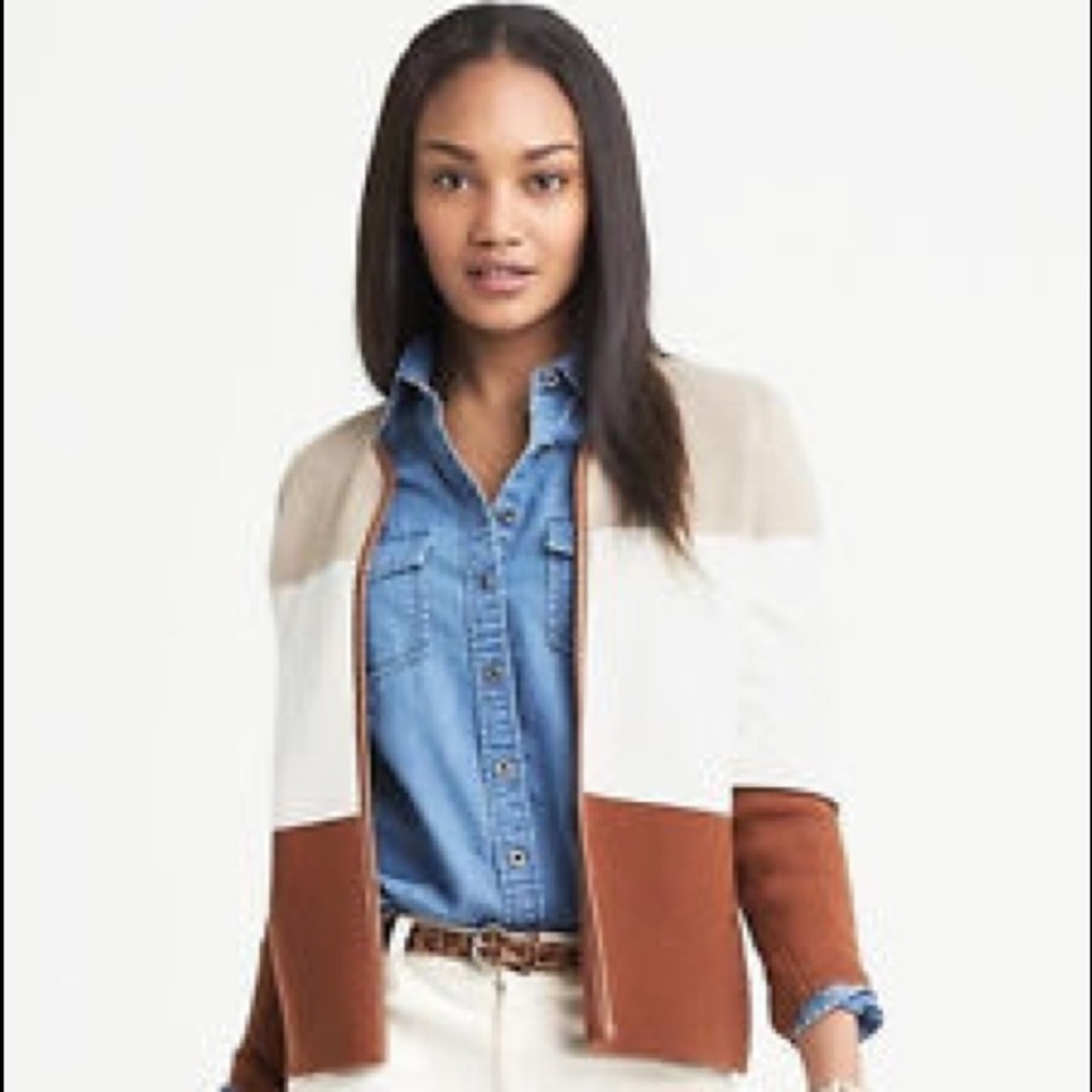 Banana Republic Color Block Sweater